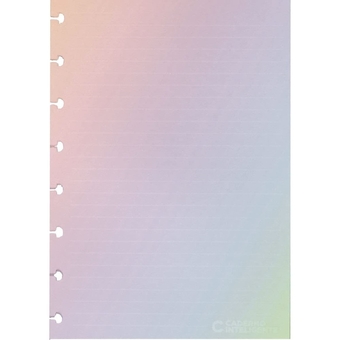 Refil Caderno Inteligente Grande Rainbow 30 Folhas 120g